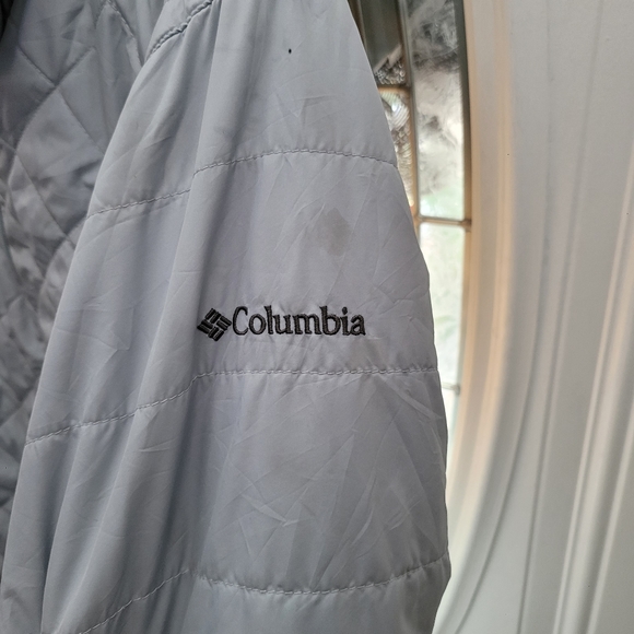 COLUMBIA LADIES JACKET Size 2XL Baby Blue - Picture 3 of 8